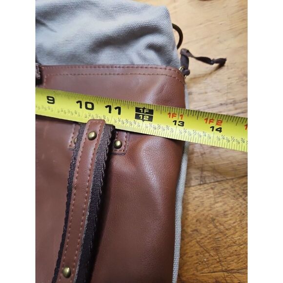 ANVÄNDA Stockholm A GREAT FREAKIN' BAG  Gray Brown Shoulder Straps Pockets - Picture 12 of 13